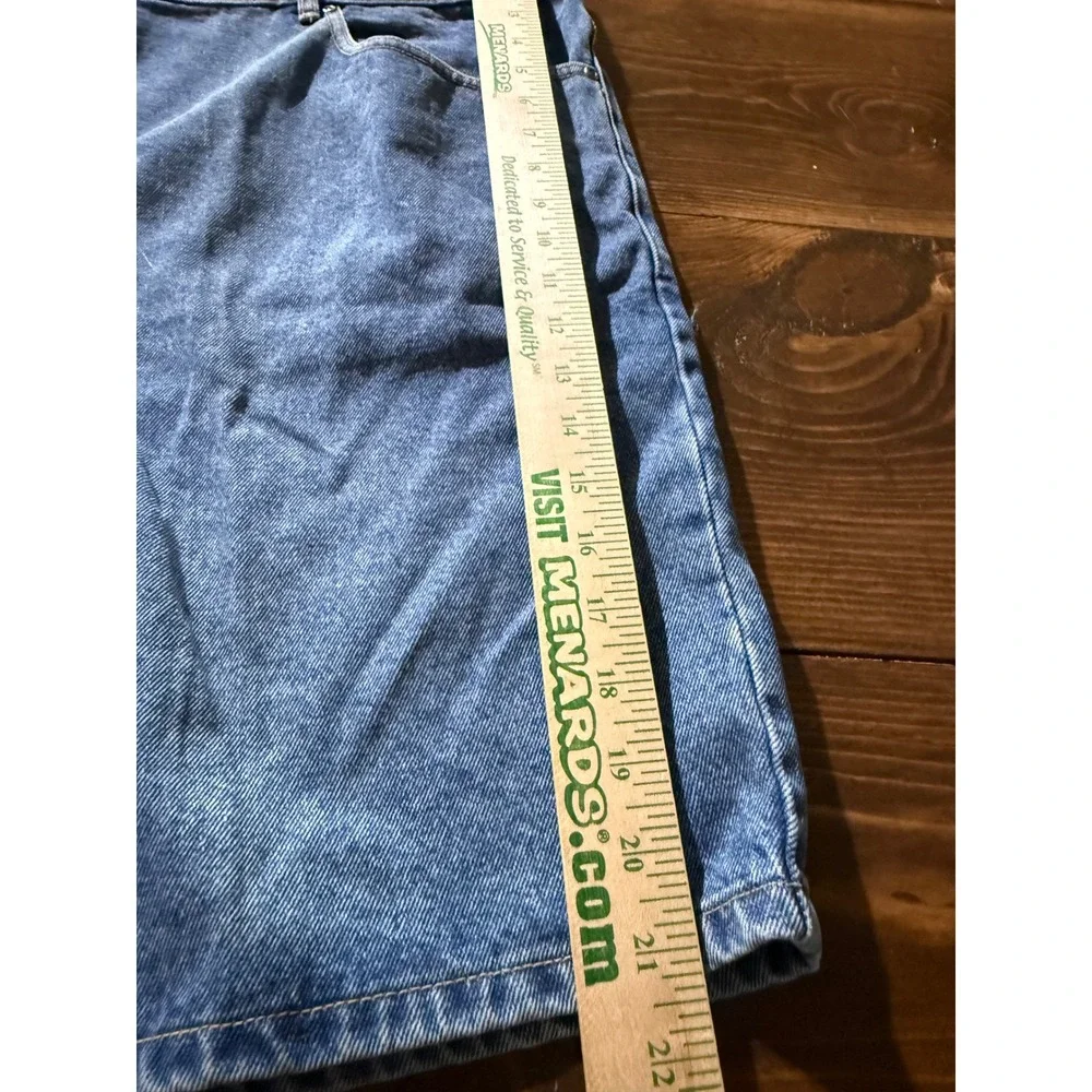 Route 66 Big Mens Relaxed Fit Denim Shorts Blue Medium Wash Size 46 NWT Jorts